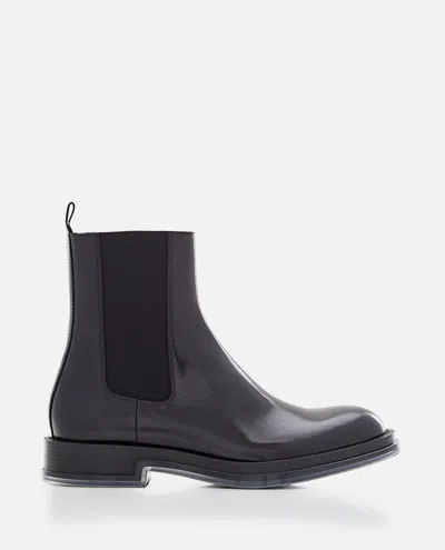 Alexander Mcqueen Chelsea Boot In Black
