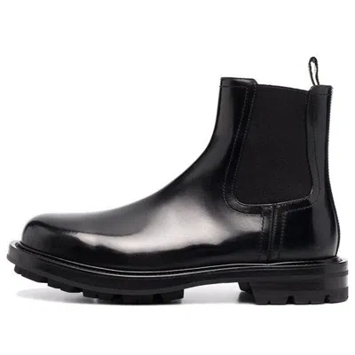 Alexander Mcqueen Chelsea Boots 'all Black'