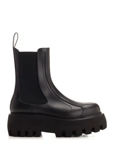 Alexander Mcqueen Chelsea Sofa Boots Black