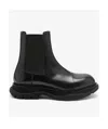 Alexander Mcqueen Alexander Mc Queen Leather Chelsea Boots In Black