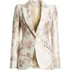 ALEXANDER MCQUEEN ALEXANDER MCQUEEN CHERRY BLOSSOM JACQUARD BLAZER