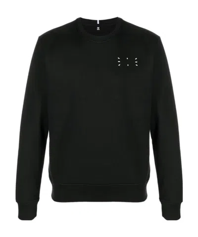 Alexander Mcqueen Chest Print Detail Sweatshirt In Black
