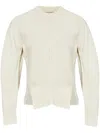 Alexander Mcqueen Chevron Corset Pullover Clothing In White