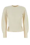 Alexander Mcqueen Ivory Wool Blend Sweater