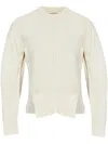 Alexander Mcqueen Chevron Corset Pullover Clothing In White