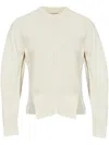 Alexander Mcqueen Chevron Corset Pullover Clothing In Beige