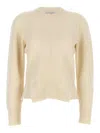 Alexander Mcqueen Mcqueen Women 'chevron Corset' Sweater In White