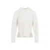 Alexander Mcqueen Corset Sweater In White