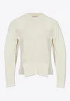 Alexander Mcqueen Chevron Corset Pullover Clothing In White