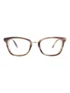Alexander Mcqueen Chic Square/rectangle Womens Optical Frames In Brown