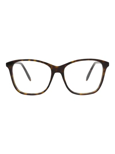 Alexander Mcqueen Chic Women's Designer Eyeglasses In Brown