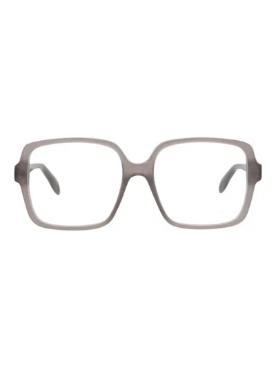Alexander Mcqueen Chic Women's Eyeglasses In Gray