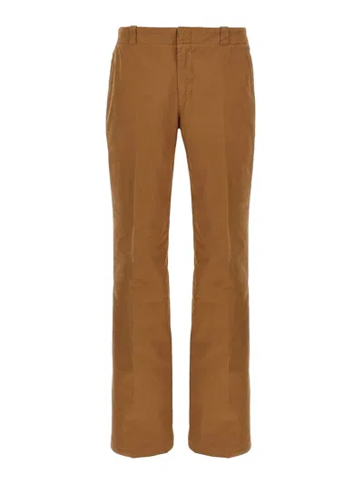 Alexander Mcqueen Chinos In Brown