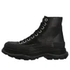 Alexander Mcqueen Chunky High-top Sneakers 'black'