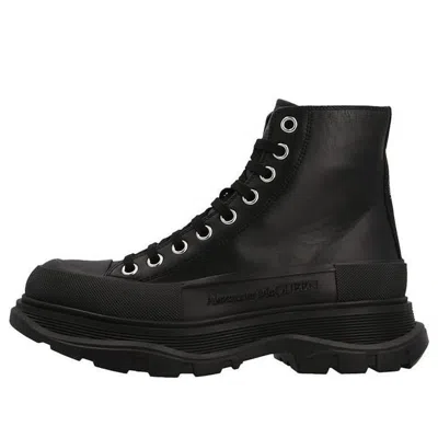 Alexander Mcqueen Chunky High-top Sneakers 'black'