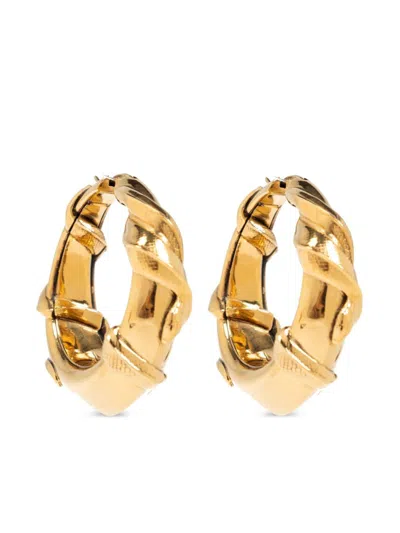 ALEXANDER MCQUEEN CHUNKY HOOP EARRINGS