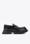 Alexander Mcqueen Shoe Leathe.s.rubbe. Lucent Le In Black