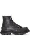 Alexander Mcqueen Chunky-sole Chelsea Boots In Black
