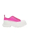 Alexander Mcqueen Chunky Platform Lace-up Sneakers In Pink