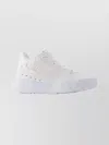 Alexander Mcqueen Chunky Sole Sporty Sneakers In Leather In White