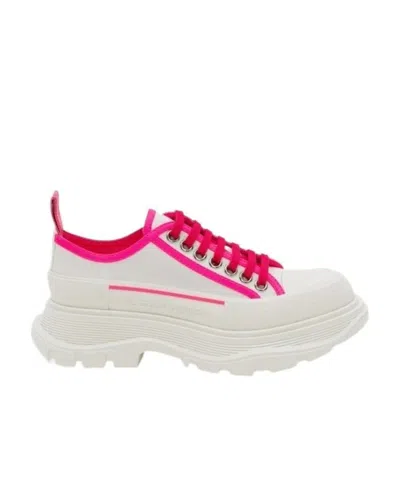 Alexander Mcqueen Chunky Stripe Trainers In White