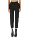 Alexander Mcqueen Cigarette Pants In Black