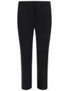 Alexander Mcqueen Tailored Trousers Back Pocket In Nero