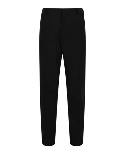 Alexander Mcqueen Cigarette Trousers In Black
