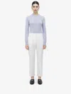 Alexander Mcqueen Cigarette Trousers In White