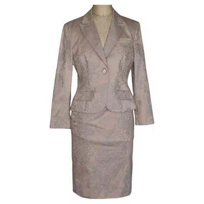 Pre-owned Alexander Mcqueen Circa 2000 Dusty Pale Rose Suit In Red