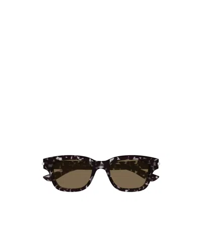 Alexander Mcqueen City T-bar Sunglasses In Black