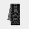 Alexander Mcqueen Woman Black Scarves In Black