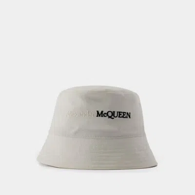 Alexander Mcqueen Classic Logo Bic Cap -  - Cotton - White
