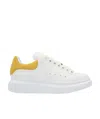 Alexander Mcqueen White & Yellow Snake Oversized Sneakers In White