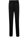 Alexander Mcqueen Classic Men's Black Wool Pants For Fw23 In Black