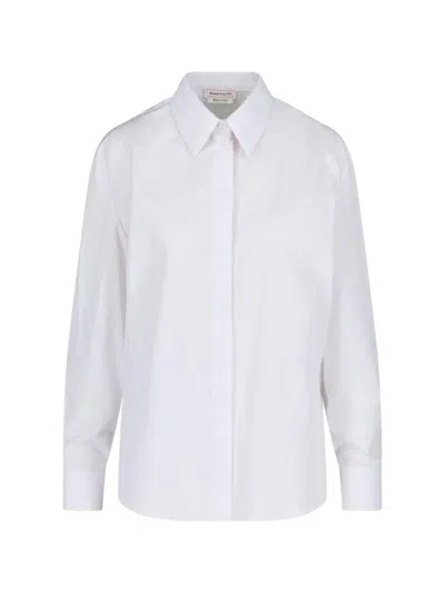 Alexander Mcqueen Classic Shirt In Blue