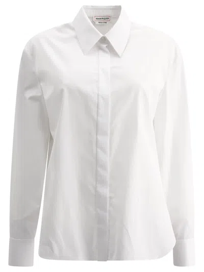 Alexander Mcqueen Classic Shirt In White