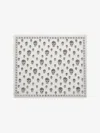 Alexander Mcqueen Alexander Mc Queen Biker Skull Wool Scarf In Ivory/black