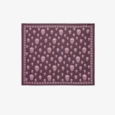 ALEXANDER MCQUEEN CLASSIC SKULL FOULARD