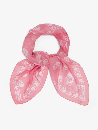 ALEXANDER MCQUEEN CLASSIC SKULL FOULARD