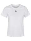 Alexander Mcqueen Monogram Crewneck T-shirt In White