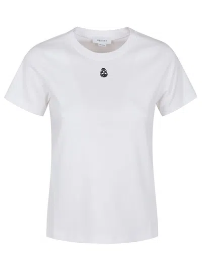 ALEXANDER MCQUEEN ALEXANDER MCQUEEN CLASSIC WHITE T-SHIRT