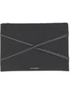 Alexander Mcqueen Mini Harness Clutch Bag In Black