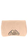Alexander Mcqueen The Mini Seal Crossbody Bags Beige In Clay