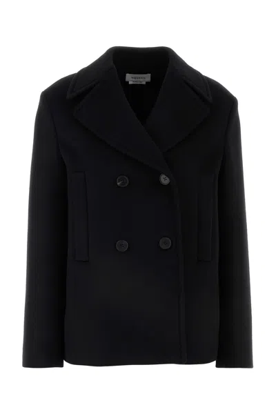 ALEXANDER MCQUEEN ALEXANDER MCQUEEN BLACK FELT COAT