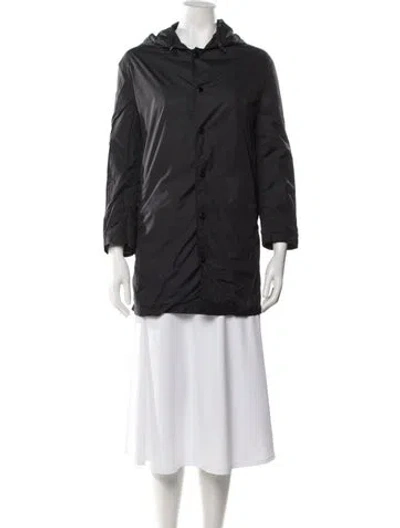 Pre-owned Alexander Mcqueen Coat In Black