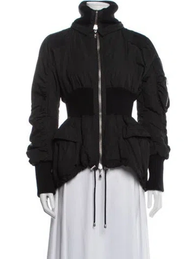 Pre-owned Alexander Mcqueen Coat In Black