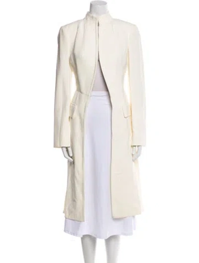 Pre-owned Alexander Mcqueen Coat In Neutral