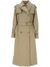 Alexander Mcqueen Coats In Beige