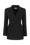 Alexander Mcqueen Women's Wool Blazer In Black
